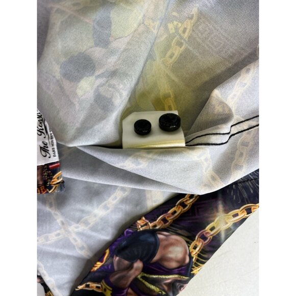 RSVLTS WWE Razor Ramone Short Sleeve Shirt Men's Small Black Button Up Wrestling - Picture 11 of 13